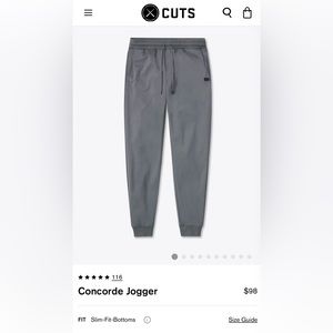 CUTS Concorde Jogger - medium- slim fit